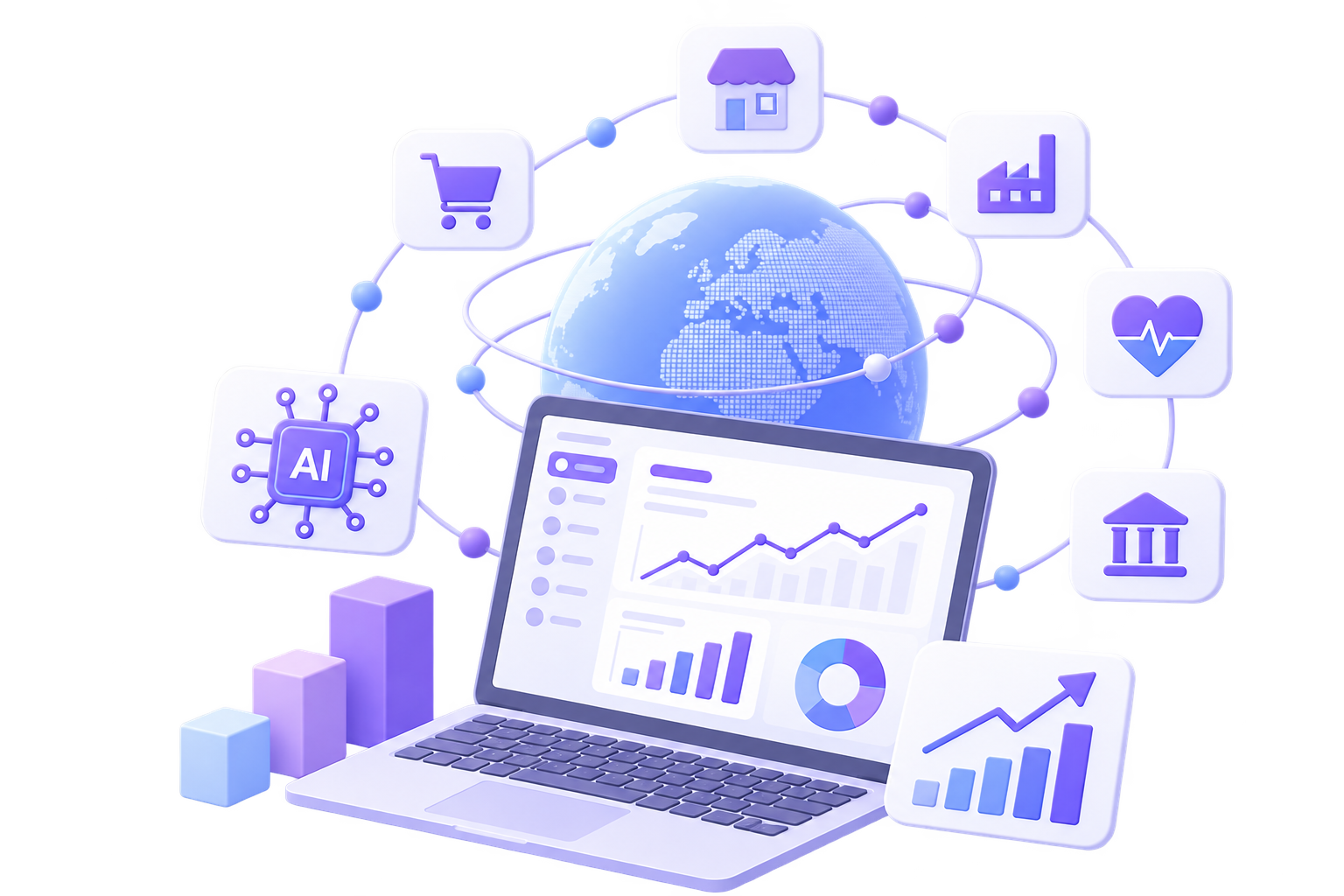 Industry solutions spanning e-commerce, finance, healthcare and more